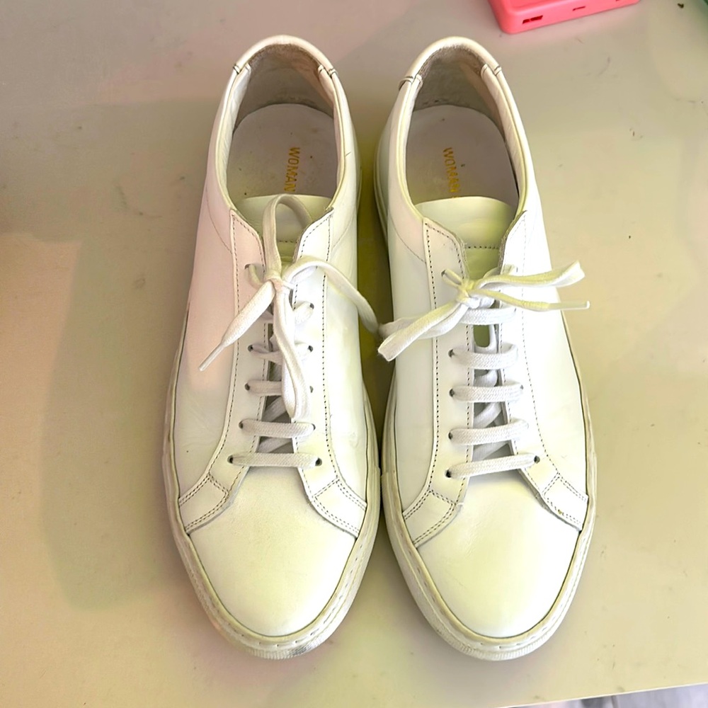 Common Projects, worn one time. Great condition
